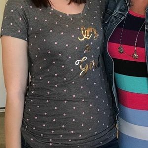 It’s a girl maternity shirt